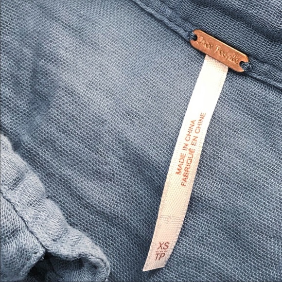 Free People denim chambray tunic - Picture 4 of 4